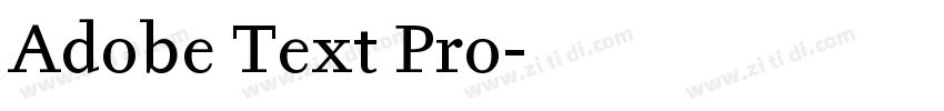 Adobe Text Pro字体转换